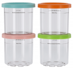 NINJA XSKPNTLID4EU Dessert Container Colored 4 psc.