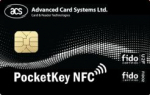 ACS PocketKey NFC Card (dual interface), MOQ 100 pcs