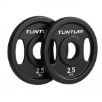 Tunturi Kaalipoldid, plaatinaarne valtsitud rauaplaat, 50mm, 2 x 2,5 kg