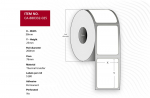 Capture Label 38 x 25mm, Core 76mm, Thermal Transfer, Polyester,