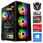 INTOP Ryzen 5 5500F 16GB 500GB SSD M.2 NVME + 2TB RX9060XT 16GB WIN11