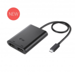 i-tec USB-C, kahe HDMI 2x HDMI porti 4K Ultra HD kompatiibne Thunderbolt 3-ga