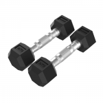 Tunturi Hantlid Platinum Hex Rubber Dumbbell, 2x 2 kg