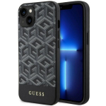 GUESS GUHMP14SHGCFSEK iPhone 14 / 15 / 13 6.1" tarny/must hardcase GCube Stripes MagSafe