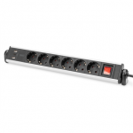 Digitus | Office Power Strip | DA-70624 | Silver/Black