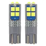 Amio LED CANBUS 10SMD 3030 T10 W5W Valge 12V/24V