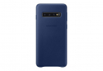 Samsung Galaxy S10 Leather Cover Navy Blue
