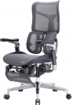 Sihoo Doro S300 -ergonoomiline kontoritool jalgadega puhkamisraamiga, must
