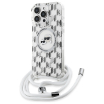 Karl Lagerfeld KLHMP16XHCKCKLCT iPhone 16 Pro Max 6.9" lbipaistev kvakott IML Crossbody Monogram Karl AND Choupette Head MagSafe