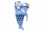 LEAN Toys Fishing Basket Shark Fish Holder Blue