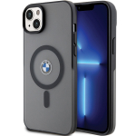 BMW Etui BMHMP14MDSLK iPhone 14 Plus / 15 Plus 6.7" tarny/must kvakott Signature MagSafe