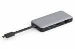 Digitus USB-C-HDMI, USB3.2, RJ45, SD, MicroSD, PD hbe