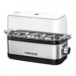 Rommelsbacher Eierkocher ER 300 (edelstahl/schwarz, 300 Watt, fr 3 Eier)
