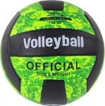 LEAN Toys Green Volleyball Ball, Size 5, Colorful