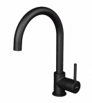JIKA kitchen sink mixer Mio Style, high, matte black
