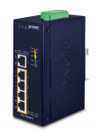 Planet IP30 5-Port Gigabit Switch with 4-Port 802.3AT POE+