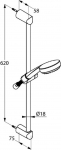 KLUDI Shower Set Logo 1S 6816005-00