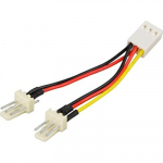 Deltaco 3-poolne Y-kaabel - 2 x 3-poolne (SSI-36)