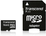 Transcend SDHC Micro UHS-1 16GB Class 10 Incl. Adapter for SD format