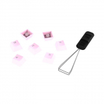 HyperX PBT Keycaps Full Key Set US punane