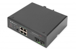 Digitus 4-port Gigabit Ethernet vrgus PoE lliti, tstuslik, halduseta, 2 SFP lesvoolu