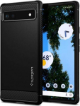 Spigen Etui Rugged Armor Google Pixel 6A must kollane