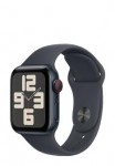 APPLE Apple Watch SE GPS + Mobiilside, Midnight Alumiinium, Midnight Sportrihm S/M, MXGC3QF/A, 40mm