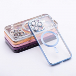 ELECTRO MAG COVER case compatible with MagSafe for IPHONE SE 2025 blue