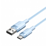 Vention USB 2.0 A ja USB-C 3A kaabel CTNLF 1 m (sinine)