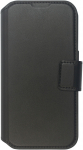 eSTUFF INFINITE MILAN iPhone 16 Plus Black Wallet Cover. Material: