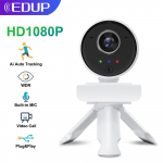 EDUP 1080P Full HD veebikaamera / Automaatfookus / Nutikas WiFi mikrofoniga / Portree jlgimine / USB / 4K