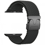 Beline Apple Watchi 38/40/41mm musta vrvilise nailonist rihm Apple Watchi jaoks
