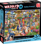 Royal Jumbo BV Wasgij Mystery 28 Feline Frenzy, Palapeli, 1000 palaa (JU00506)