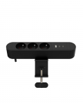 MicroConnect Multi Desktop Power Socket 3 Ways French, 1 x USB-A, 2 x