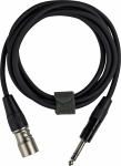 Fuj:tech 6,3 mm TRS XLR uros signaalikaapeli, 5 m, musta (6,3 mm TRS - XLR male, 5 m)