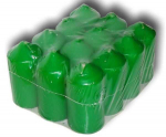 PROVENCE Candles Dark Green 4x8.5cm 12pcs