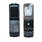 Motorola V3i tiskorpus paindetavate nuppudega, ilma kaitaklaasita, patareikuga, must, originaal, uus, sinine