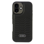 Audi Snteetilisest nahast MagSafe iPhone 16 Plus 6.7" tarna/must kvakott AU-TPUPCMIP16M-GT/D3-BK