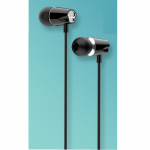 iKaku KSC-400 universaalne kerge HiFi-in-ear krvaklapid, 3,5 mm pistik ja mikrofon, 1,2 m, must