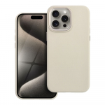 Forcell F-Protect Frame'i kaitsembrise premium-kvaliteediga kest iPhone 15 PRO MAX jaoks, hildub Magsafe'iga, antiikvalge
