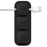 uniq Pod Mag magnetiline kaablihoidja + alus tumehall/se tume hall