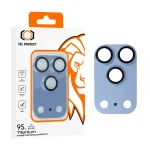 TEL PROTECT Tardet klaas 95% AR+AF tismetallist kaamerakaitset iPhone 18 Pro Maxi kaamerale, vrv glacier blue (kaamerasaar)