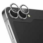 uniq Optix alumiiniumist kaameraobjektiivi kaitseklaas Sam Z Flip6 F741 srav valge kaameraobjektiivi klaas koos aplikaatoriga