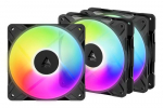 Arctic P12 Pro Revers A-RGB - 3 paketit arvutikasti fan 12 cm Must 3 tkki