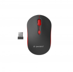 GEMBIRD OUSE USB OPTICAL WRL BLACK/RED MUSW-4B-03-R