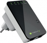 Techly 301078 Wireless mini router / 802.11n signaalitugevus 300Mb/s, kaabeligahendusvimega