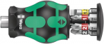 WERA Kraftform Kompakt Stubby Magazin 2 Bit-Satz (schwarz/grn, 7-teilig)