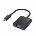 Hama 00200317 videojuhe USB Type-C VGA (D-Sub) adapter Must