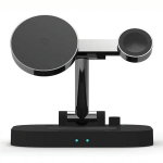 AWEI 4in1 induktiivne laadija W22 15W kiirlaadimine must/must