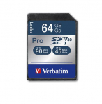 Verbatim SECURE DIGITAL CARD SDXC PRO UHS-I 64GB CLASS 10 (READ
